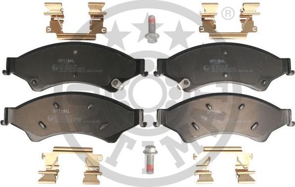 Optimal 12700 - Brake Pad Set, disc brake autospares.lv