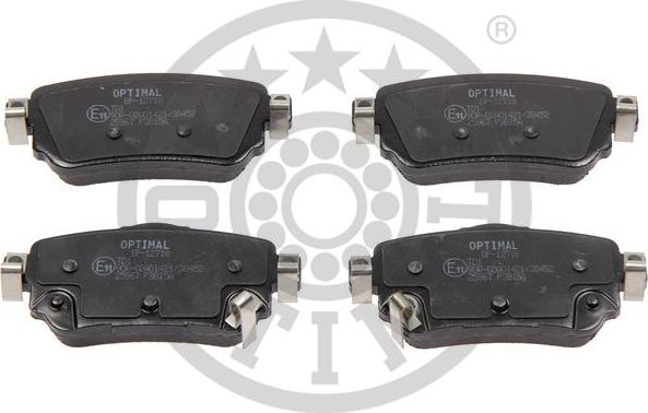 Optimal BP-12718 - Brake Pad Set, disc brake autospares.lv