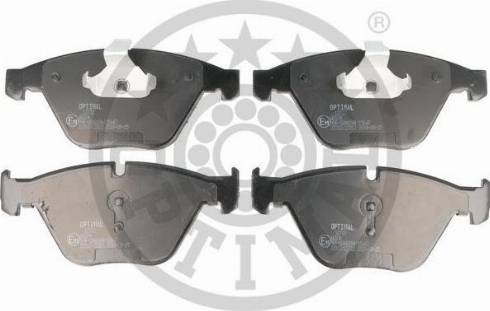 Optimal 12712 - Brake Pad Set, disc brake autospares.lv