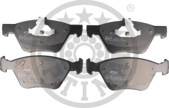 Optimal 12717 - Brake Pad Set, disc brake autospares.lv