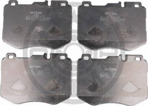 Optimal BP-12728 - Brake Pad Set, disc brake autospares.lv