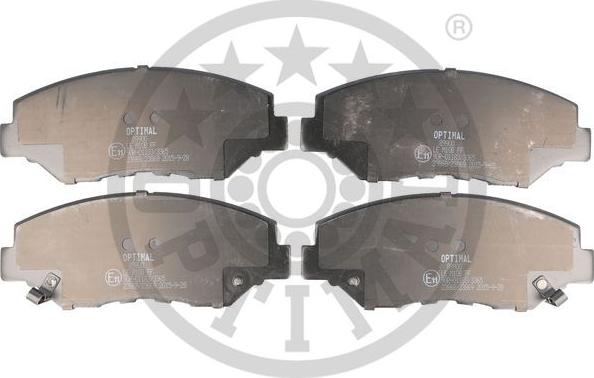 Optimal BP-89900 - Brake Pad Set, disc brake autospares.lv