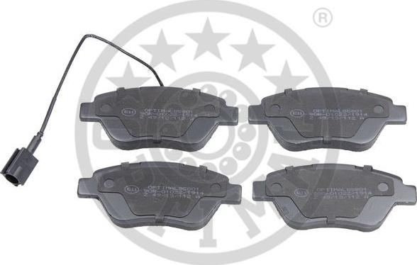 Optimal 85801 - Brake Pad Set, disc brake autospares.lv