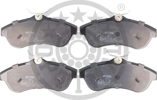 Optimal 88000 - Brake Pad Set, disc brake autospares.lv