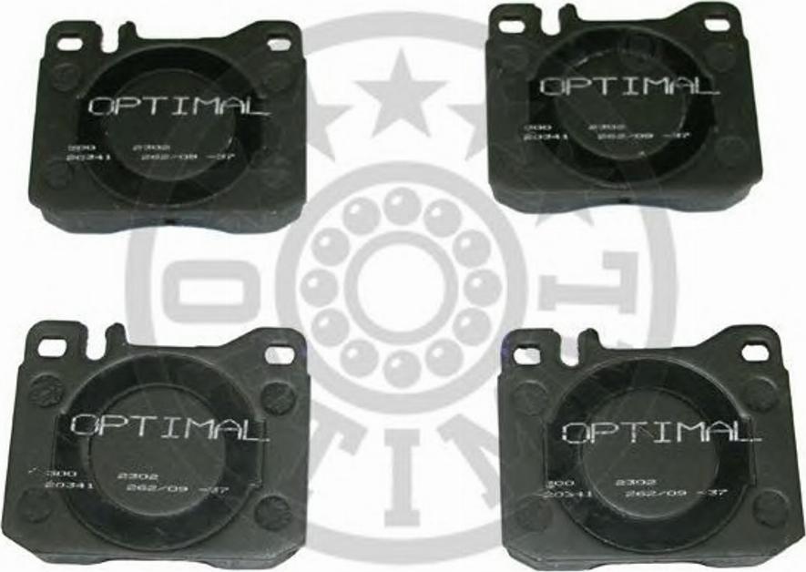 Optimal 2302 - Brake Pad Set, disc brake autospares.lv