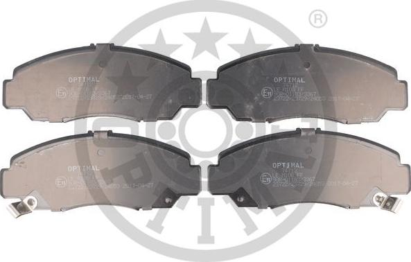 Optimal 74712 - Brake Pad Set, disc brake autospares.lv