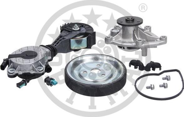 Optimal AQ-2188-B - Water Pump + V-Ribbed Belt Set autospares.lv