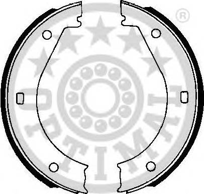 Optimal BB-4040 - Brake Shoe Set autospares.lv