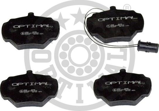 Optimal BP-09449 - Brake Pad Set, disc brake autospares.lv