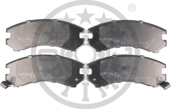 Optimal BP-09445 - Brake Pad Set, disc brake autospares.lv