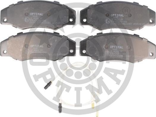 Optimal BP-09446 - Brake Pad Set, disc brake autospares.lv