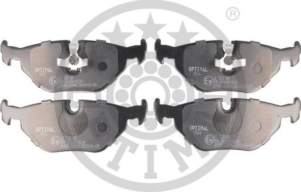 Optimal BP-09544 - Brake Pad Set, disc brake autospares.lv