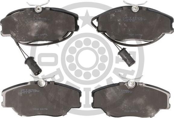 Optimal BP-09619 - Brake Pad Set, disc brake autospares.lv