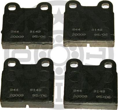 Optimal BP-09149 - Brake Pad Set, disc brake autospares.lv