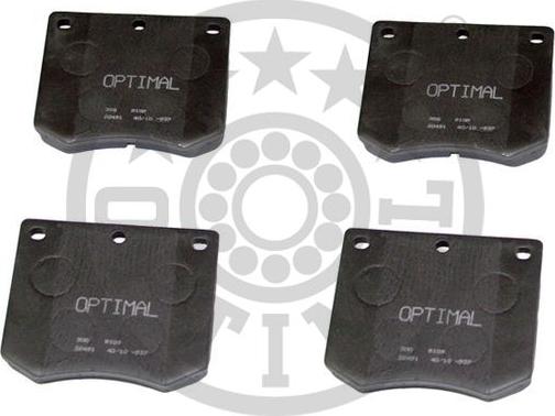 Optimal BP-09109 - Brake Pad Set, disc brake autospares.lv