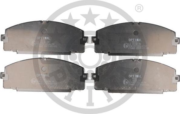 Optimal BP-09818 - Brake Pad Set, disc brake autospares.lv