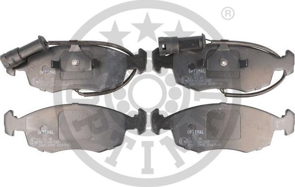 Optimal BP-09357 - Brake Pad Set, disc brake autospares.lv