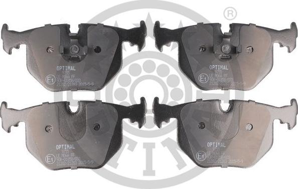 Optimal BP-09755 - Brake Pad Set, disc brake autospares.lv