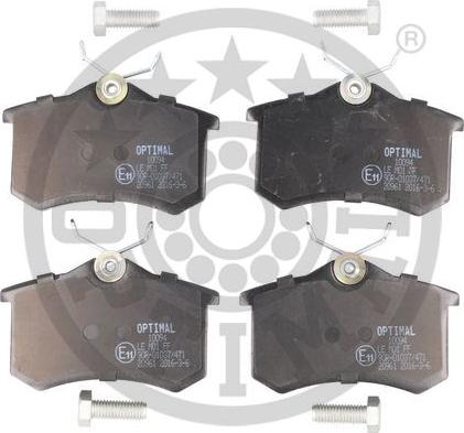 Optimal BP-10094 - Brake Pad Set, disc brake autospares.lv