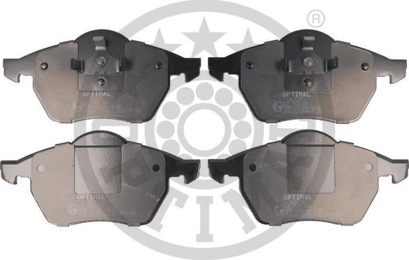 Optimal BP-10129 - Brake Pad Set, disc brake autospares.lv