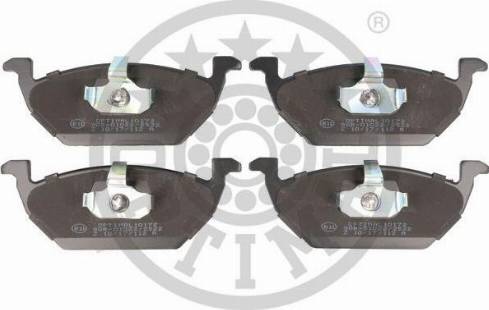 Optimal BP-10172 - Brake Pad Set, disc brake autospares.lv