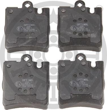 Optimal BP-10340 - Brake Pad Set, disc brake autospares.lv