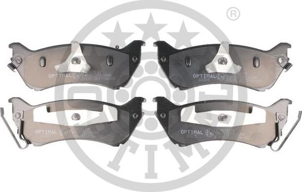 Optimal BP-10315 - Brake Pad Set, disc brake autospares.lv