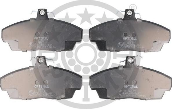 Optimal BP-10259 - Brake Pad Set, disc brake autospares.lv