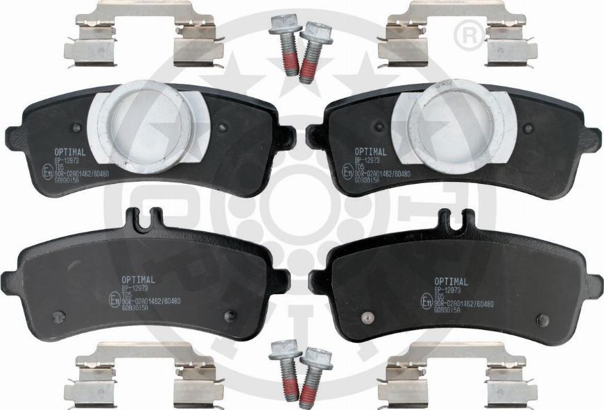 Optimal BP-12973 - Brake Pad Set, disc brake autospares.lv