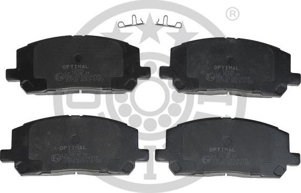 Optimal BP-12496 - Brake Pad Set, disc brake autospares.lv
