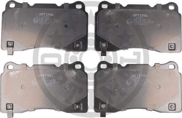 Optimal BP-12457 - Brake Pad Set, disc brake autospares.lv