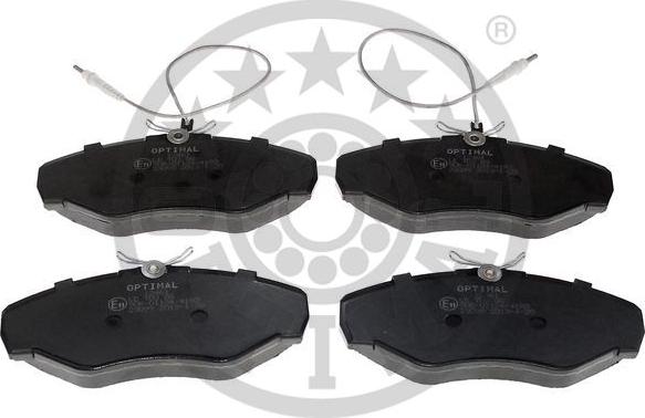 Optimal BP-12461 - Brake Pad Set, disc brake autospares.lv