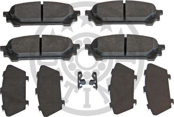 Optimal BP-12406 - Brake Pad Set, disc brake autospares.lv