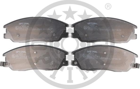 Optimal BP-12410 - Brake Pad Set, disc brake autospares.lv