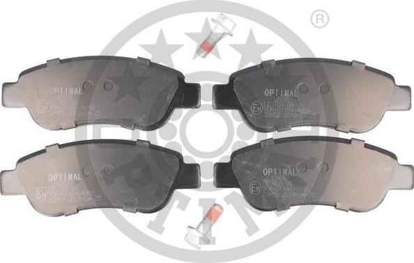 Optimal BP-12438 - Brake Pad Set, disc brake autospares.lv