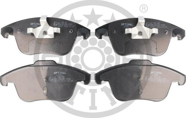 Optimal BP-12506 - Brake Pad Set, disc brake autospares.lv