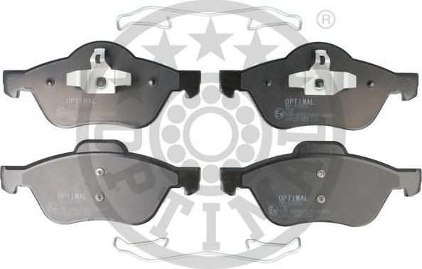 Optimal BP-12503 - Brake Pad Set, disc brake autospares.lv