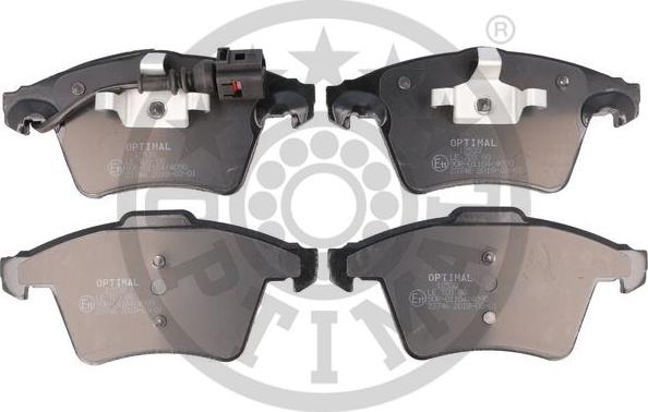 Optimal BP-12533 - Brake Pad Set, disc brake autospares.lv