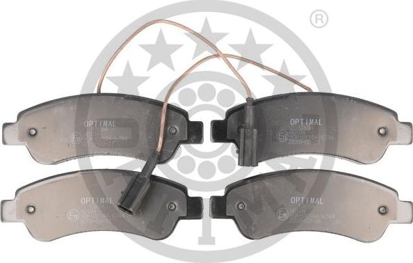 Optimal BP-12654 - Brake Pad Set, disc brake autospares.lv