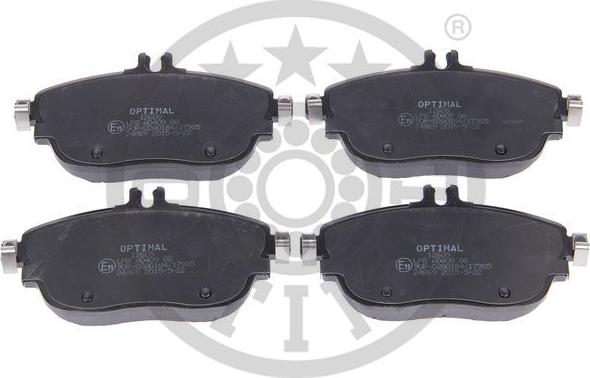 Optimal BP-12609 - Brake Pad Set, disc brake autospares.lv