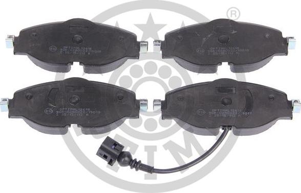 Optimal BP-12618 - Brake Pad Set, disc brake autospares.lv