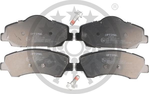 Optimal BP-12634 - Brake Pad Set, disc brake autospares.lv