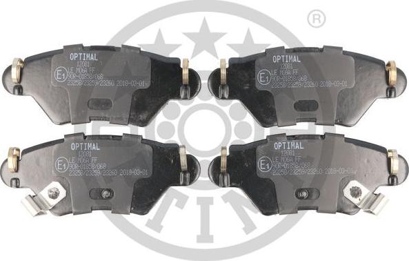 Optimal BP-12081 - Brake Pad Set, disc brake autospares.lv