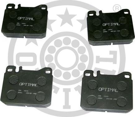 Optimal BP-12031 - Brake Pad Set, disc brake autospares.lv