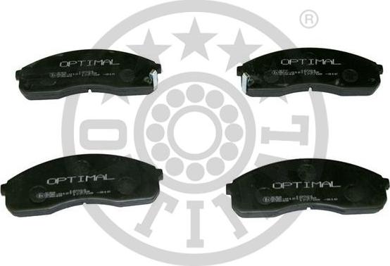 Optimal BP-12024 - Brake Pad Set, disc brake autospares.lv