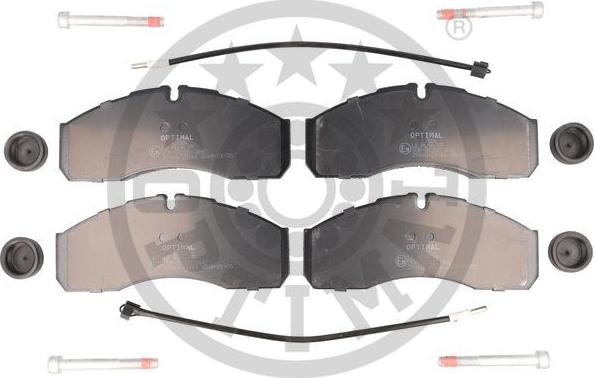 Optimal BP-12026 - Brake Pad Set, disc brake autospares.lv