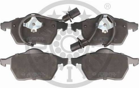 Optimal BP-12076 - Brake Pad Set, disc brake autospares.lv