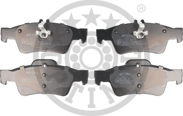 Optimal BP-12162 - Brake Pad Set, disc brake autospares.lv