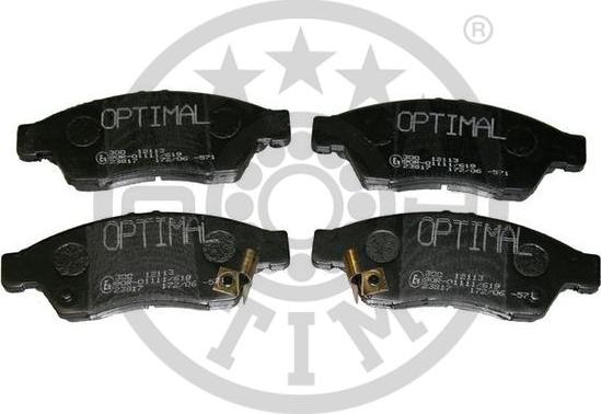 Optimal BP-12113 - Brake Pad Set, disc brake autospares.lv