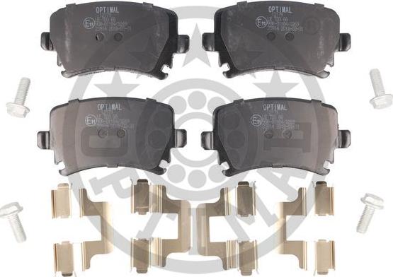 Optimal BP-12179 - Brake Pad Set, disc brake autospares.lv